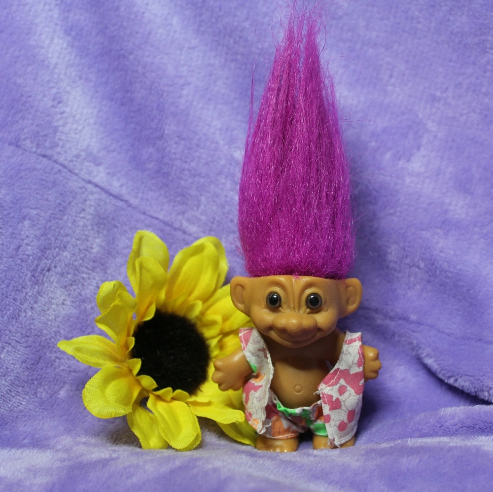 Vintage 90's Troll Doll